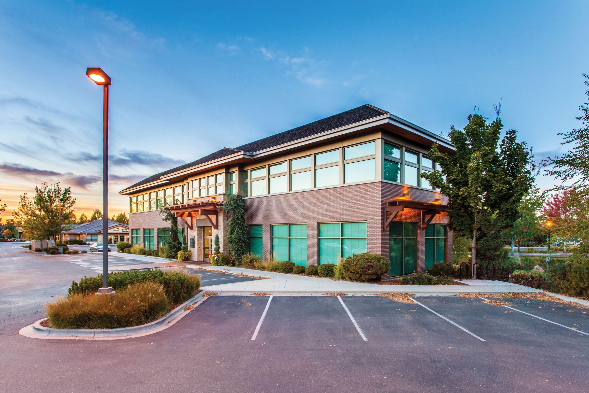 Contemporary commercial office building